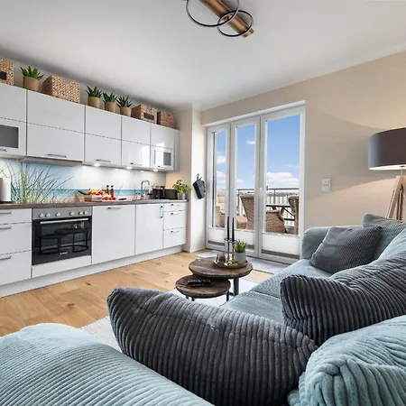 Admiralsblick- 2 Og, Sauna, Grosse Dusche, Balkon, Blick Auf Hafenbecken Apartament *