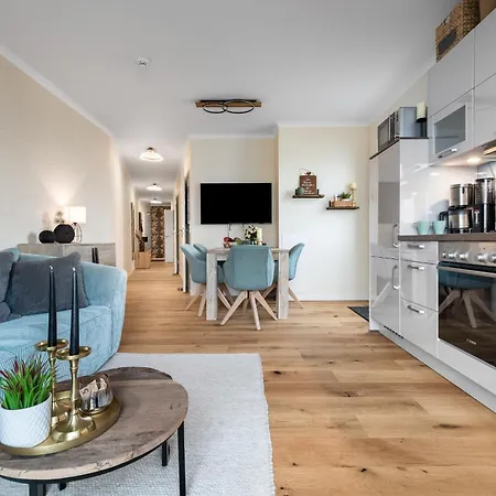 Apartament Admiralsblick- 2 Og, Sauna, Grosse Dusche, Balkon, Blick Auf Hafenbecken *