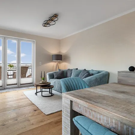 Admiralsblick- 2 Og, Sauna, Grosse Dusche, Balkon, Blick Auf Hafenbecken 아파트 올페니츠