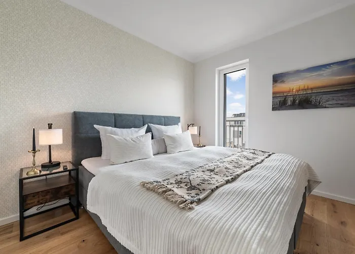 Appartamento Admiralsblick- 2 Og, Sauna, Grosse Dusche, Balkon, Blick Auf Hafenbecken Olpenitz